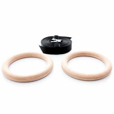 Muscle Power Houten Ringen Set MP1053 